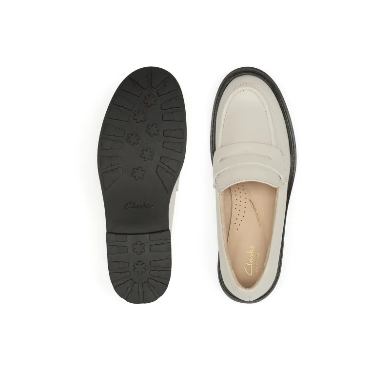 Clarks Loafers Women's White-3