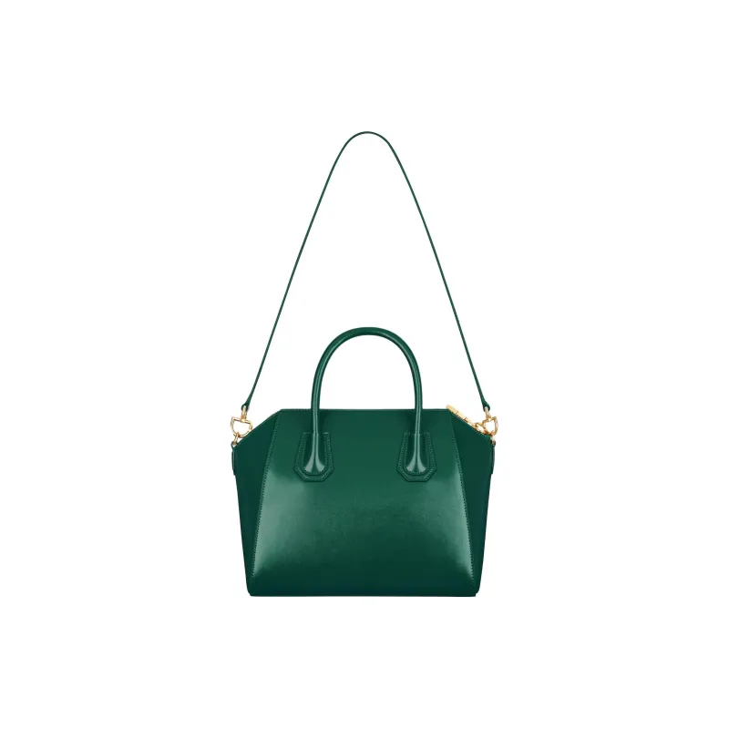 GIVENCHY Antigona Cow Leather One Shoulder Handbags Small Size Women's Emerald Green-2