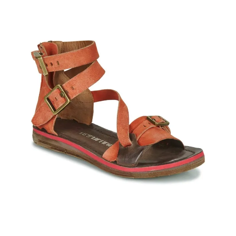 AirStep BUSA STRAP Roman Sandals Women's Orange-12