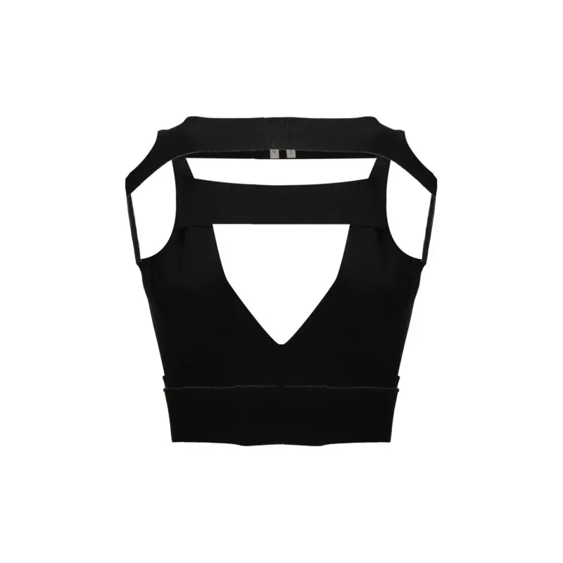 RICK OWENS Sling Bra Crop Top-0