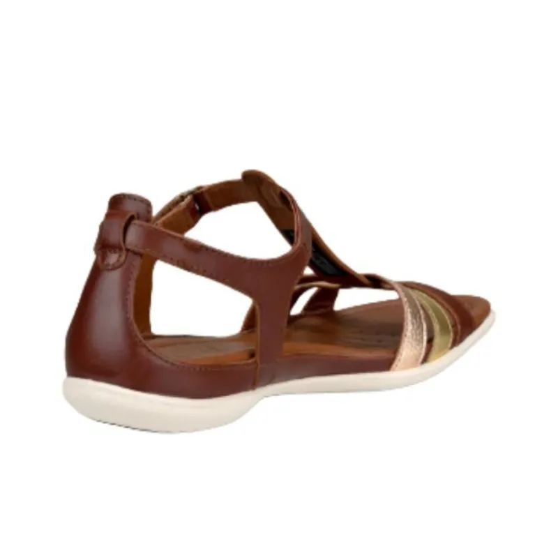 Ecco One Strap Sandals Women's Brown-2