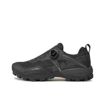 MAMMUT Ducan Boa Low Gt Cushioning, Wear Resistant Low Top Hiking Shoes Men's Black