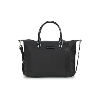 Lancaster Nylon Shoulder Bag, Crossbody Bag, Handbag Medium Size Women's Black