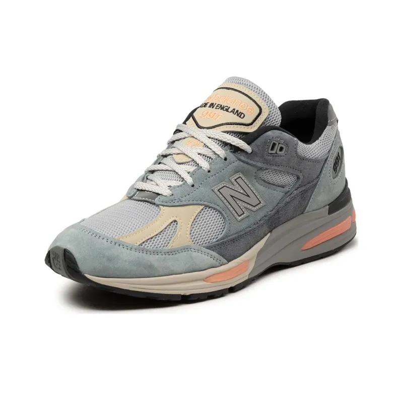 New Balance 991 MiUK Silver Blue Turbulence-1