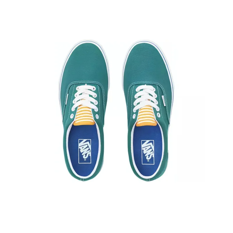 Vans Deck Club Era Shoes Green/White-3