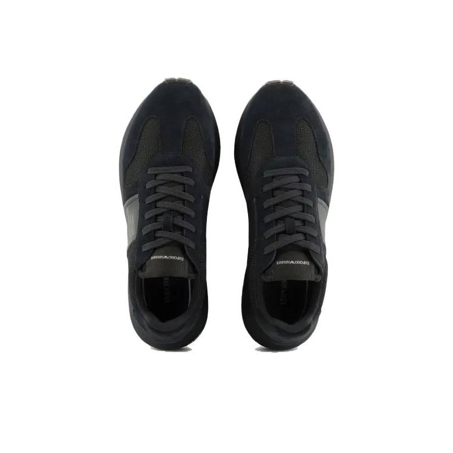 スニーカー Emporio Armani X3X184 XN829 PANELLED LOW-TOP Sneakers EMPORIO ARMANI Panelled Low-Top Sneakers - POIZON