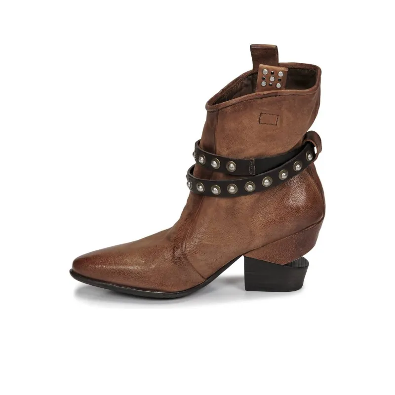 AirStep TINGET Ankle Boots 8cm Women's Brown-10