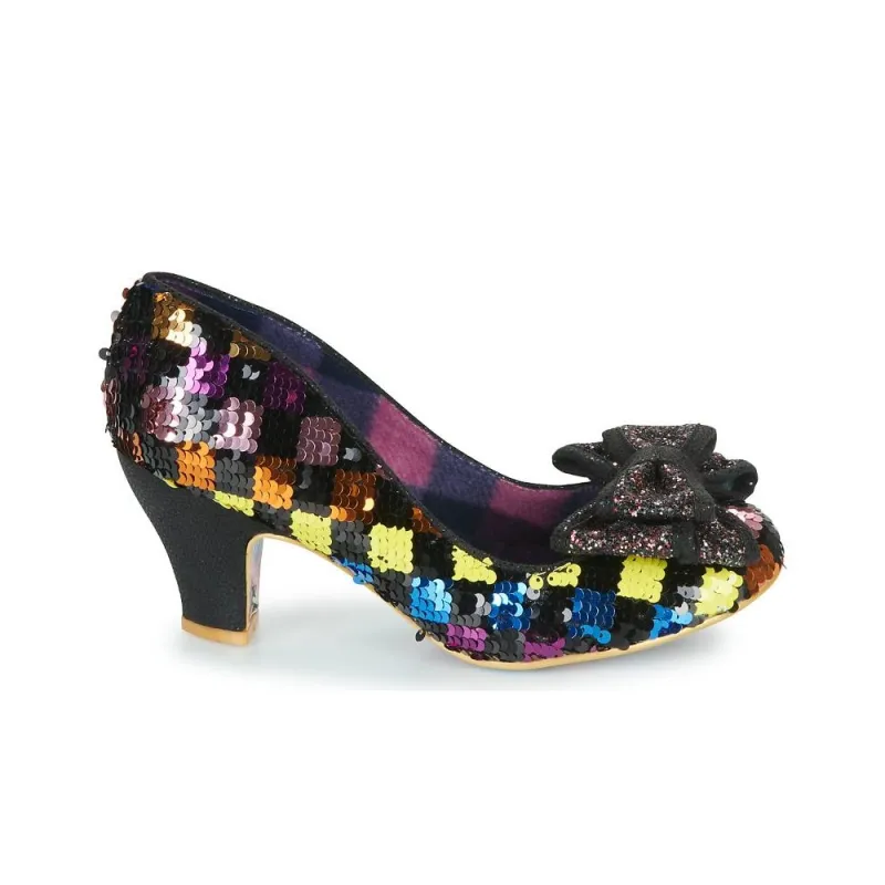 IRREGULAR CHOICE Ban Joe Cone Heel High Heels Women's Black-8