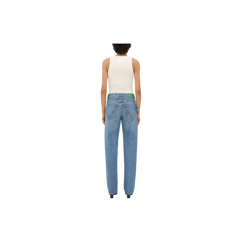 Bottega Veneta Vintage Washed Boyfriend Denim Jeans-1