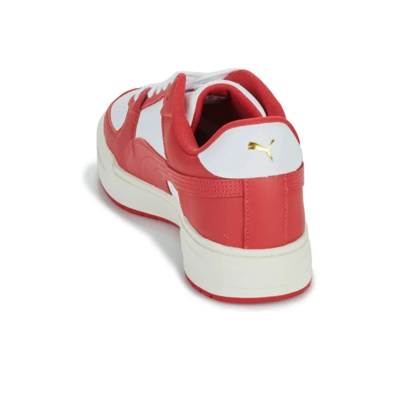 PUMA Ca Pro Classic Cushioning Wear Resistant Low Top Skateboard Shoes Men's Red White-5
