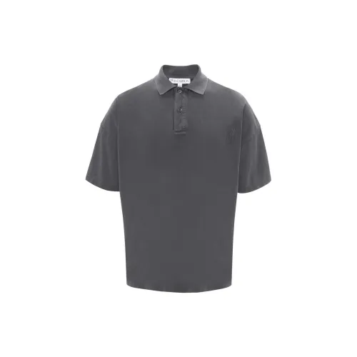 JW Anderson Polo Shirts Men Charcoal Gray