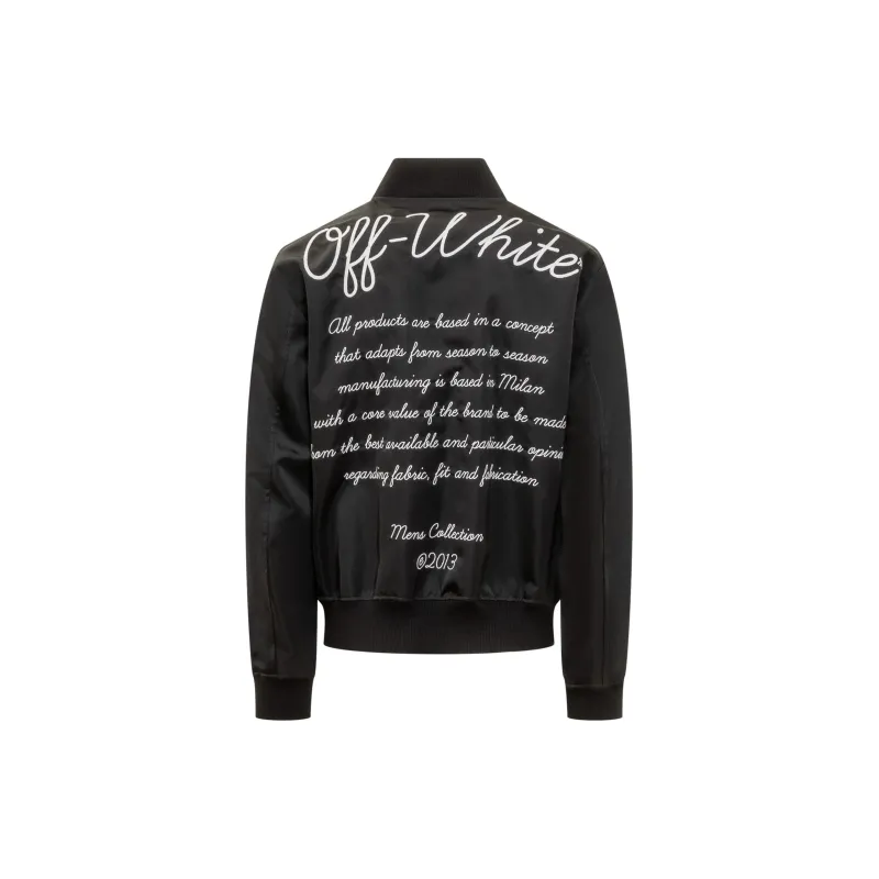 OFF-WHITE Buttoned Bomber Jacket-1