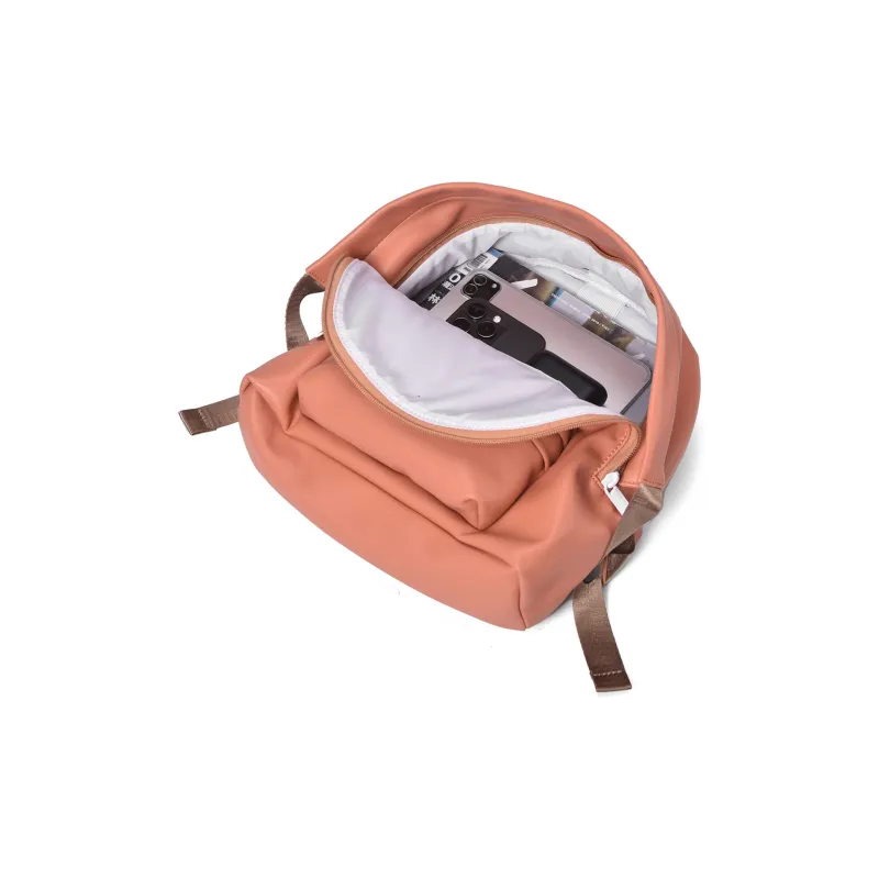DRACONITE PU Students Backpack Mini Women's Orange-3