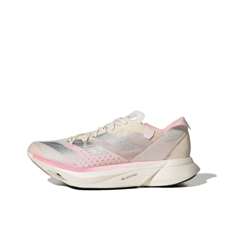 Adidas Adizero Adios Pro 3 Chalk White Silver Metallic Clear Pink-0