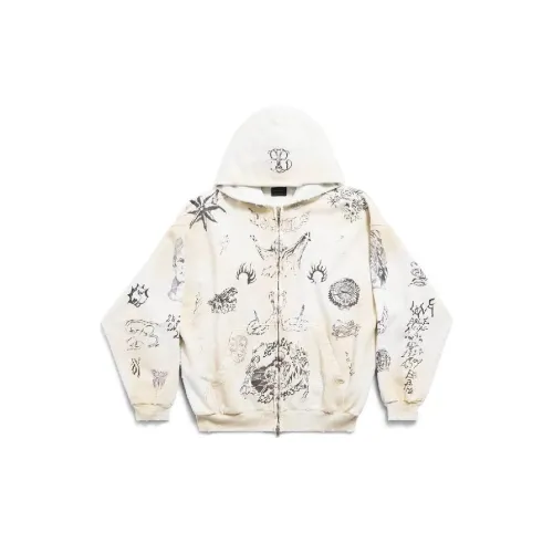 Balenciaga Jackets Unisex White