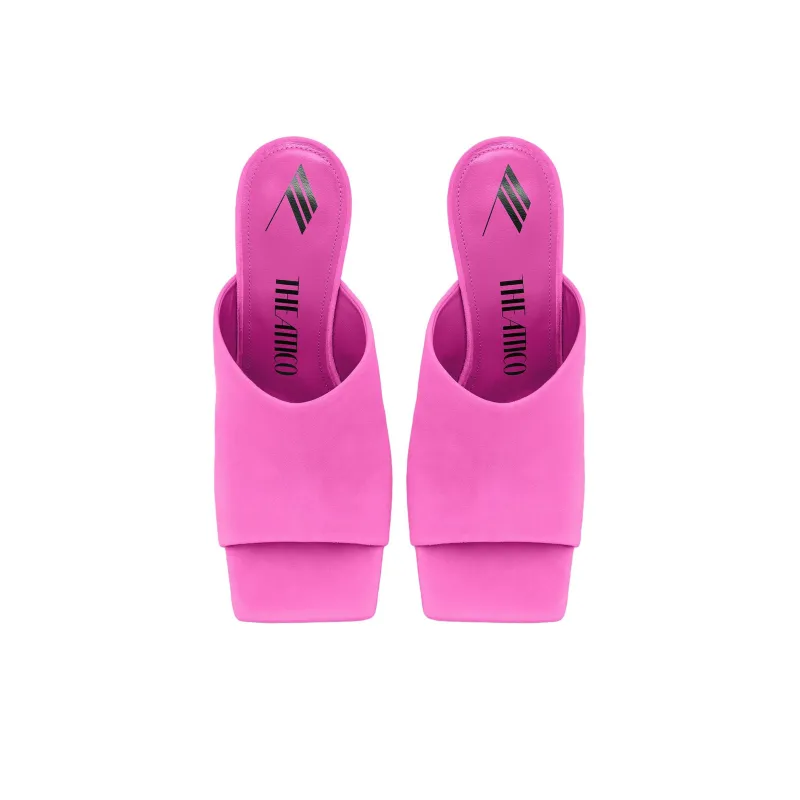 The Attico Cheope Logo Printed Mules Women's-6