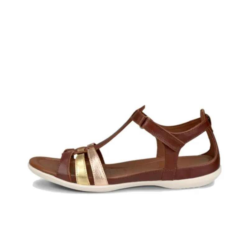 Ecco One Strap Sandals Women's Brown-0