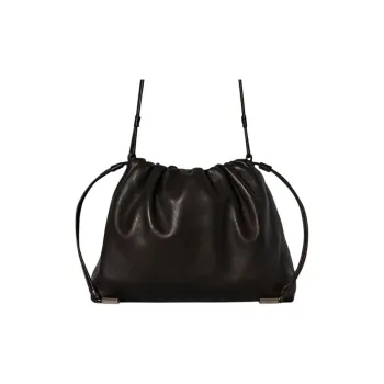 THE ROW Lambskin Shoulder Bag Crossbody Bag Women's Dark Brown