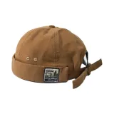 DENIM Straw Hat-Camel