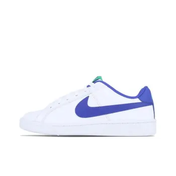 Nike Court Royale Anti Slip Wear Resistant Low Top Skateboard Shoes Women's White Blue