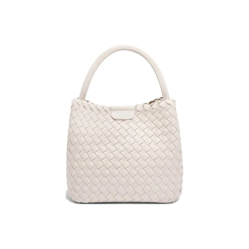 BELLE Cow Leather Handbag Bucket Bag Trumpets Women's Solid Color Plain-8