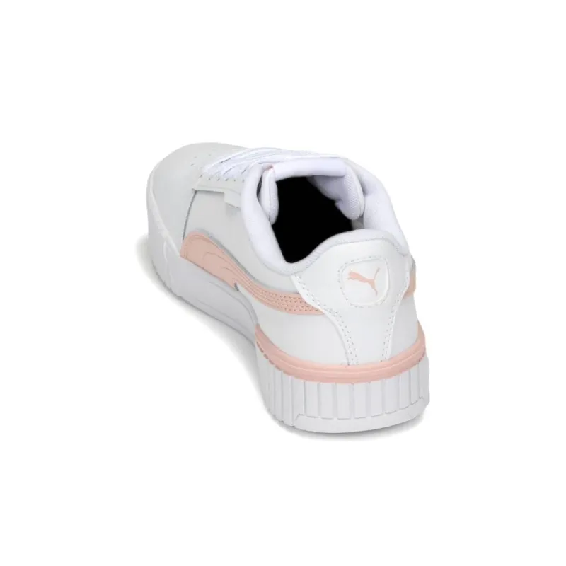 PUMA Carina 2.0 2.0 Abrasion Resistant Breathable Low Top Skateboard Shoes Women's White Pink-5