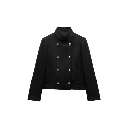 ZARA Jackets Women's Black