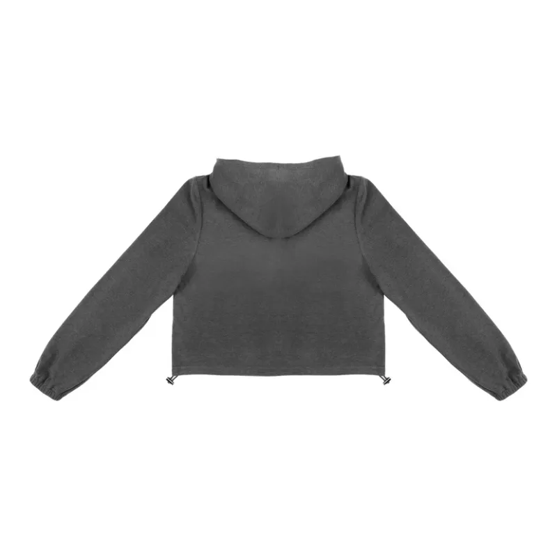 TCH Cropped Coats Women's Dark Gray-1