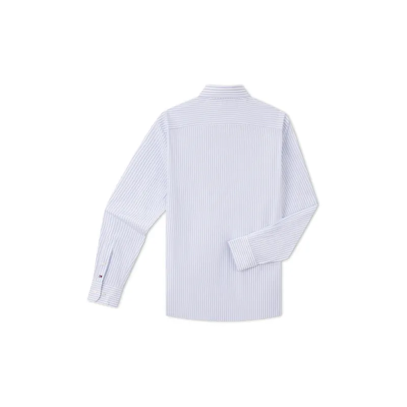Tommy Hilfiger Shirt Men's Blue White Stripes-1