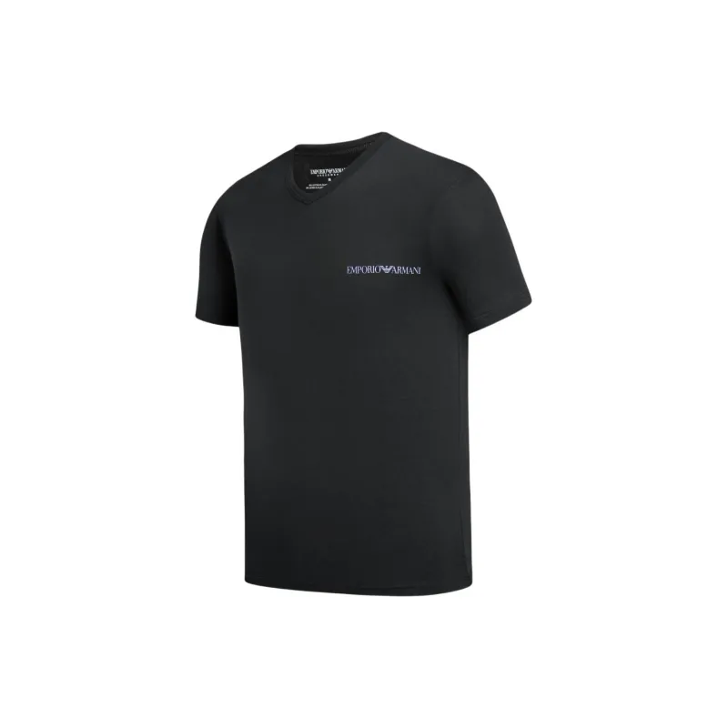 EMPORIO ARMANI T Shirt Black Men's 2 Pack-3