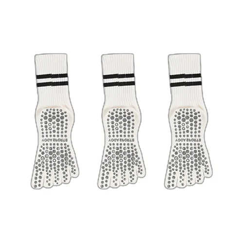 POSEZOO Mid Calf Socks Unisex 3 Pack-2