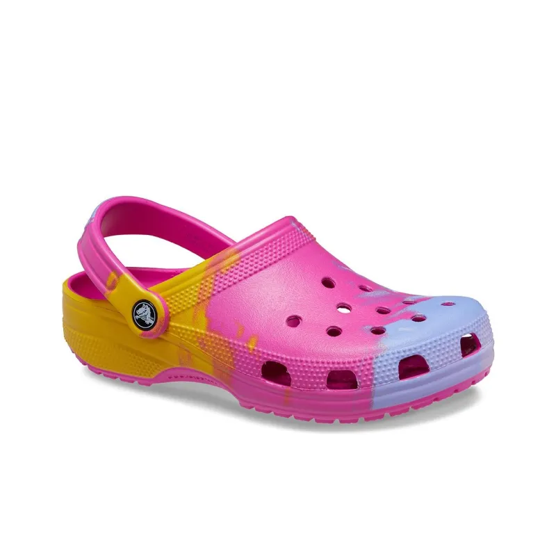Crocs Classic Ombre Clogs 'Pink Yellow Blue'-1