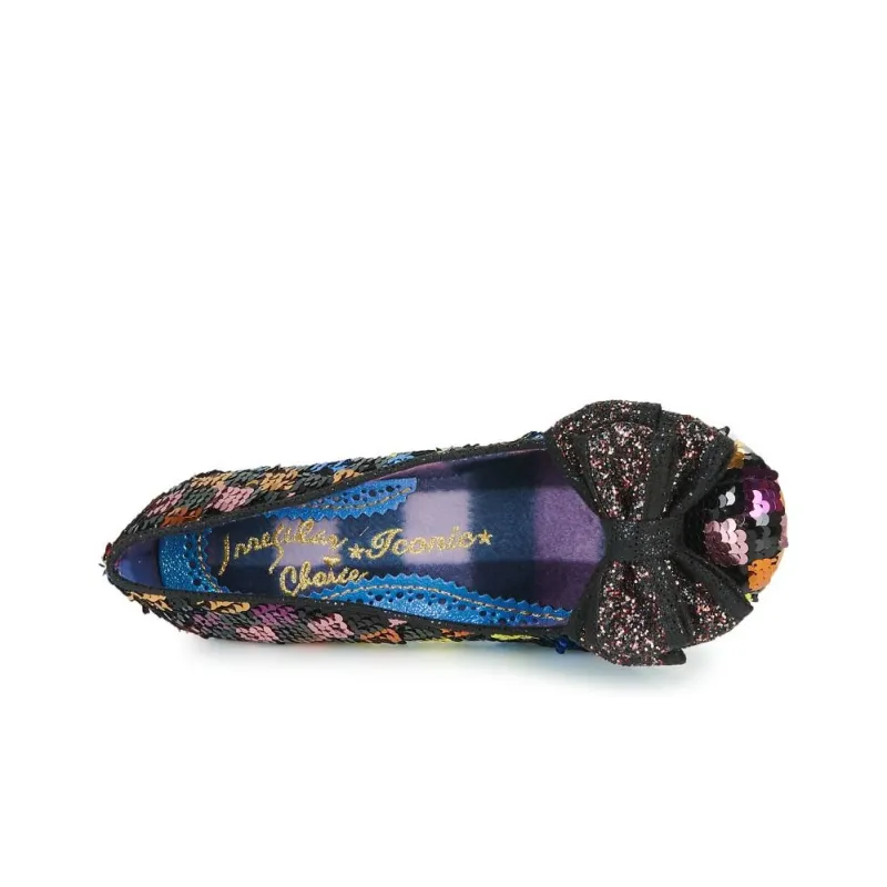 IRREGULAR CHOICE Ban Joe Cone Heel High Heels Women's Black-10