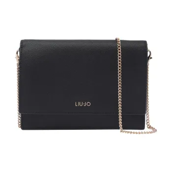 LIU·JO Logo-Lettering Chain-Linked Crossbody Bag