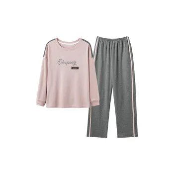 JinShaLa Pajama Set Women's Light Brown