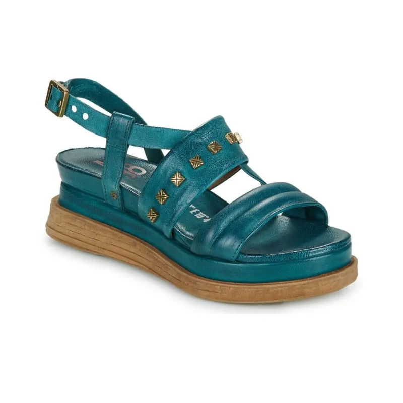 AirStep One Strap Sandals Women's Blue-7