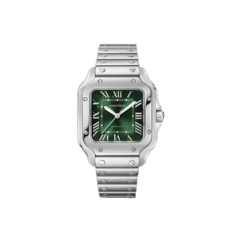 CARTIER Men Santos Collection Swiss Watch