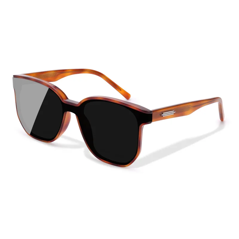 PULAIS TR/Memory Plastic Irregular Shape Sunglasses Unisex-4