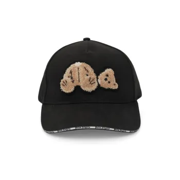 PALM ANGELS Bear Motif Baseball Cap