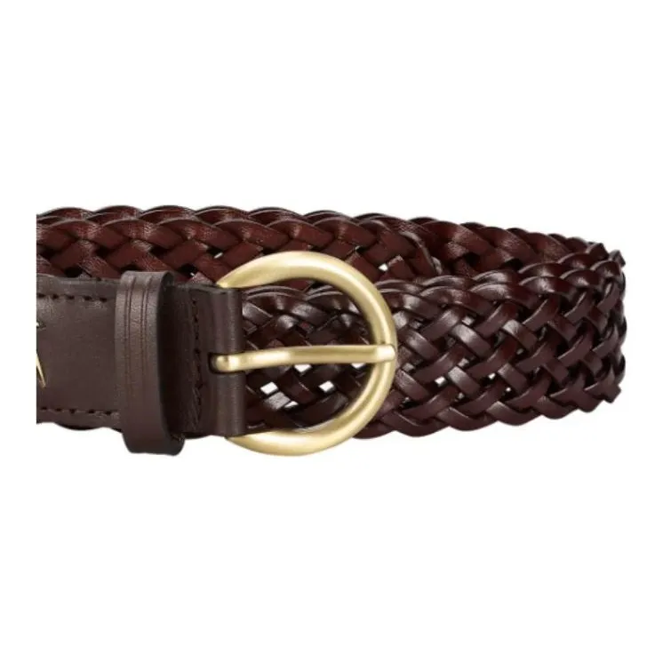Nike Women's Ultralight Woven Leather Golf Belt-2