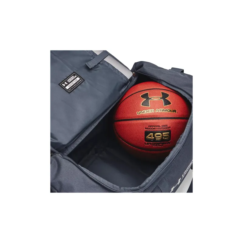 Under Armour Gametime Polyester Handbag Shoulder Bag Crossbody Bag Travel Bag Gym Bag Small Size Unisex Downpour Gray-3