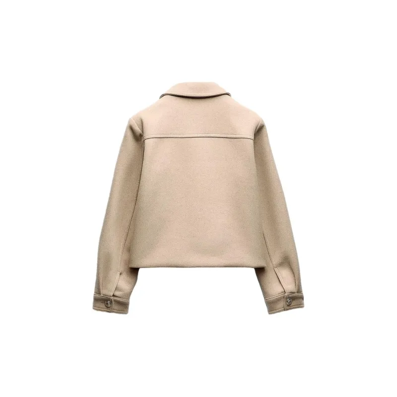 ZARA Jackets & Coats Women's Tan-1