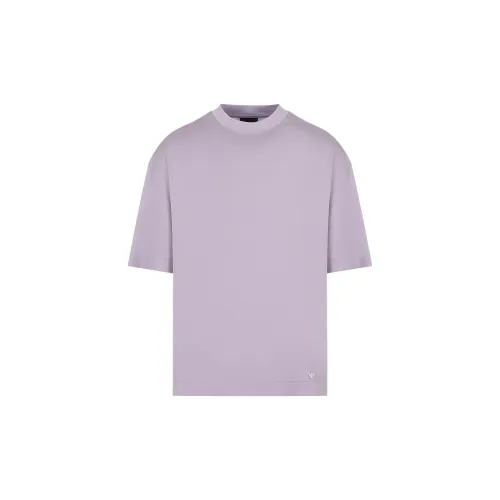 EMPORIO ARMANI T-Shirts Men Purple