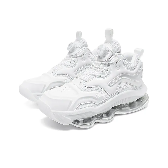 N·HOT Slip-Resistant Breathable Height Increasing EVA+Air Cushion Combination Rubber Casual Running Shoes Unisex-2