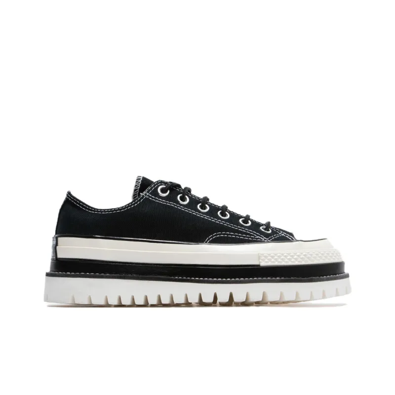 Converse Chuck 70 Canvas LTD 'Natural' Wear-Resistant Low-Top Canvas Shoes Unisex Black White-1