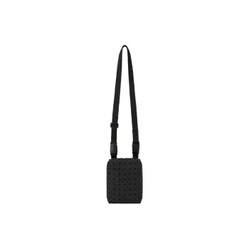 ISSEY MIYAKE Cotton Shoulder Bag Crossbody Bag Small Size Unisex Black