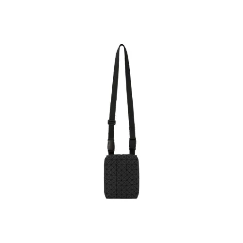 ISSEY MIYAKE Cotton Shoulder Bag Crossbody Bag Small Size Unisex Black