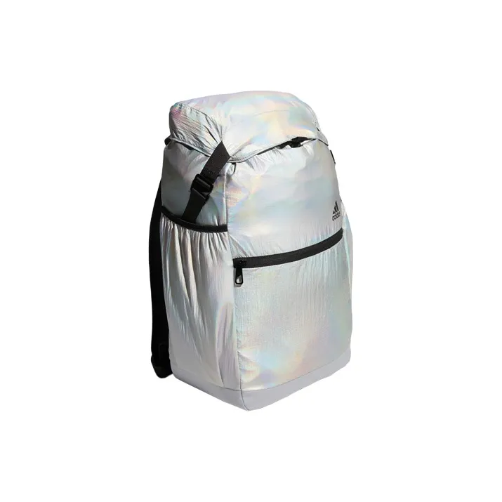 Adidas YG FLAP BP Recyclable Polyamide Backpack Regular Unisex Light Silver-1