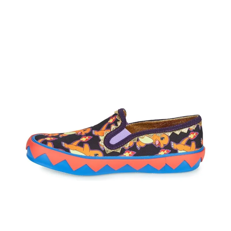 IRREGULAR CHOICE Low Top Casual Shoes Women's Orange Black-8