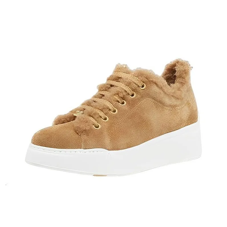 MaxMara Stylish Skateboarding Shoes Women's Brown-2